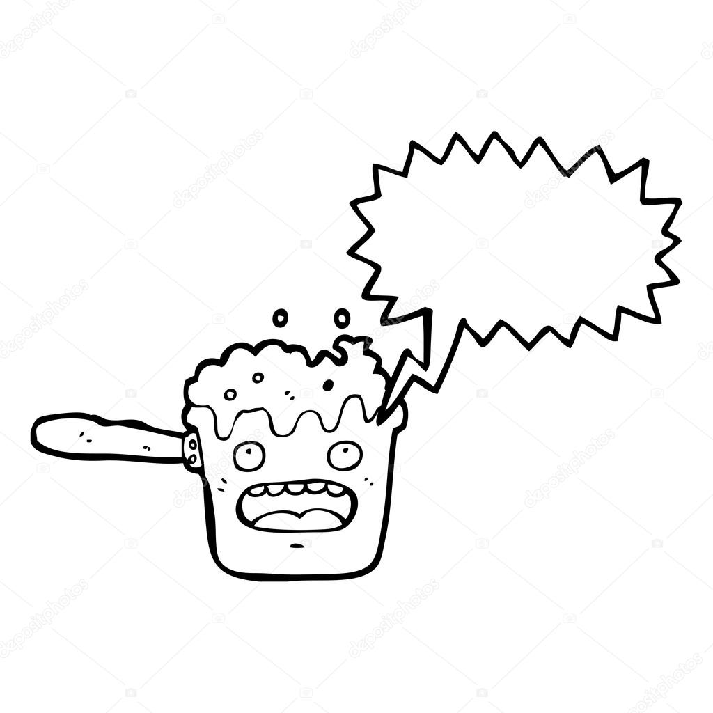 1024x1024 Shocked Saucepan Stock Vector Lineartestpilot