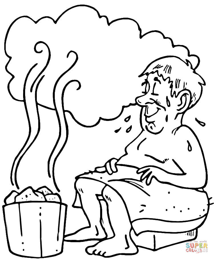 750x908 Russian Sauna Coloring Page Free Printable Coloring Pages
