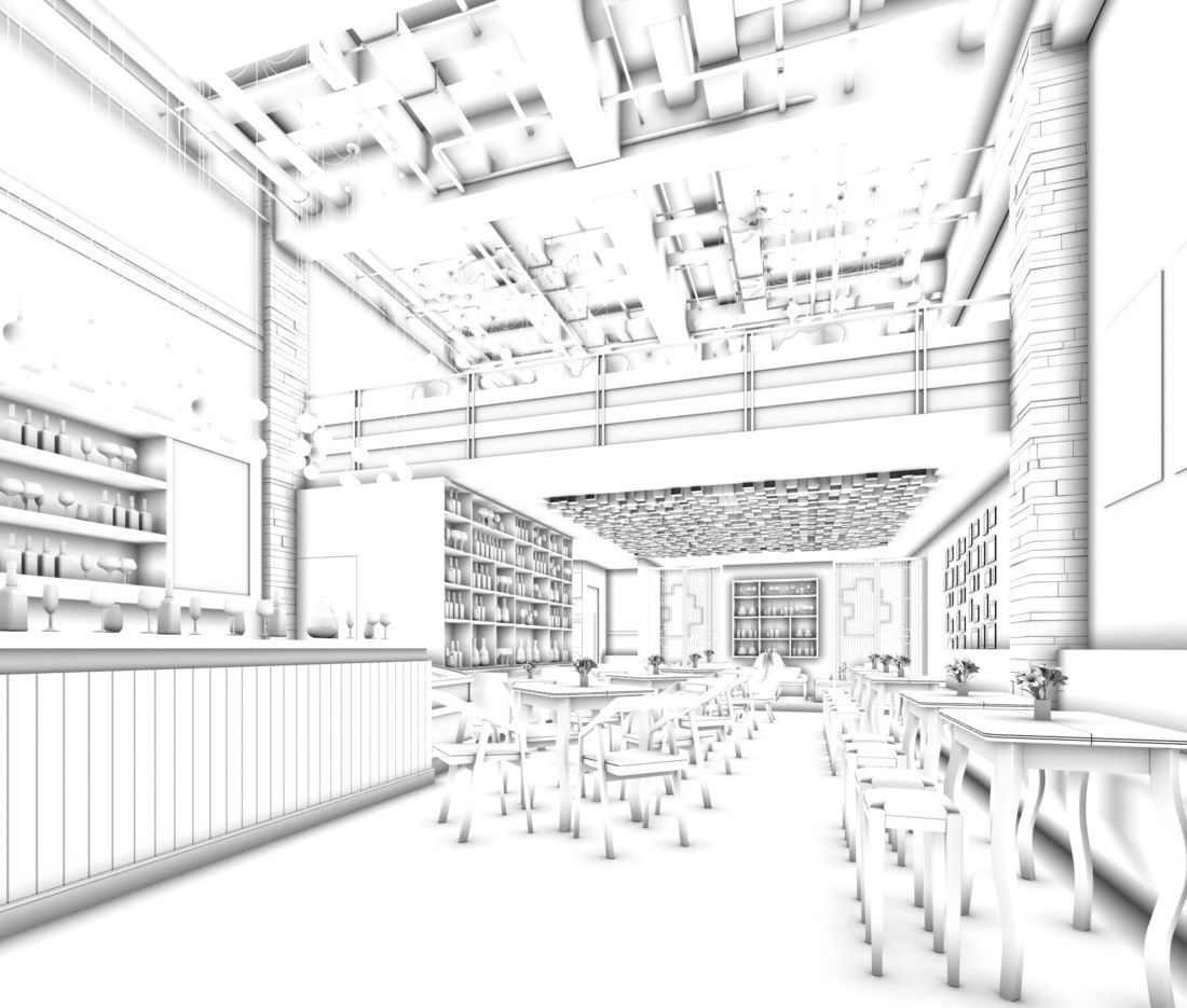 1100x935 Party Bar Ktv Sauna Design Complete 121 3d Cgtrader