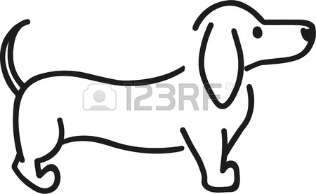 450x277 Dachshund Dad With Dog Silhouette Royalty Free Cliparts, Vectors