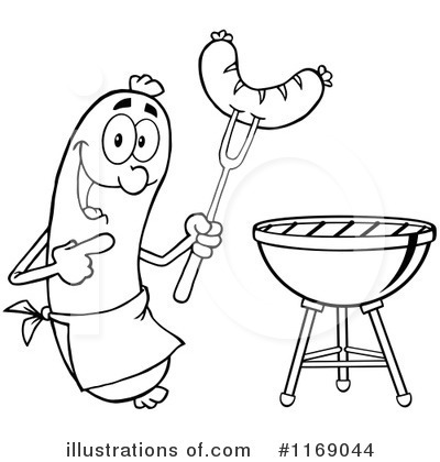 400x420 Sausage Clipart
