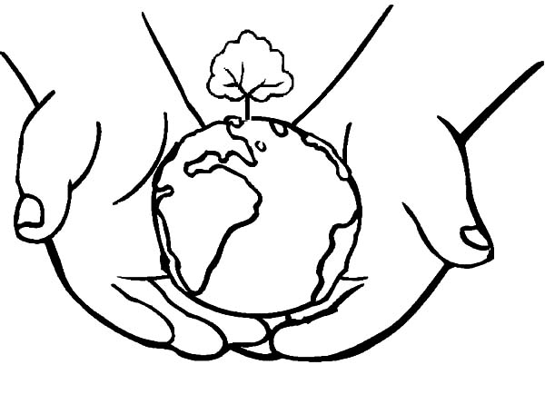 600x456 Save The Earth Coloring Pages