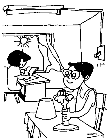 382x480 Save Electricity Clipart Black And White