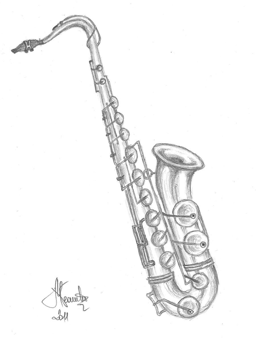 900x1187 Saxophone By Marcelaneamtu