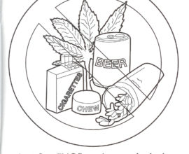 270x220 Say No To Drugs Coloring Pages