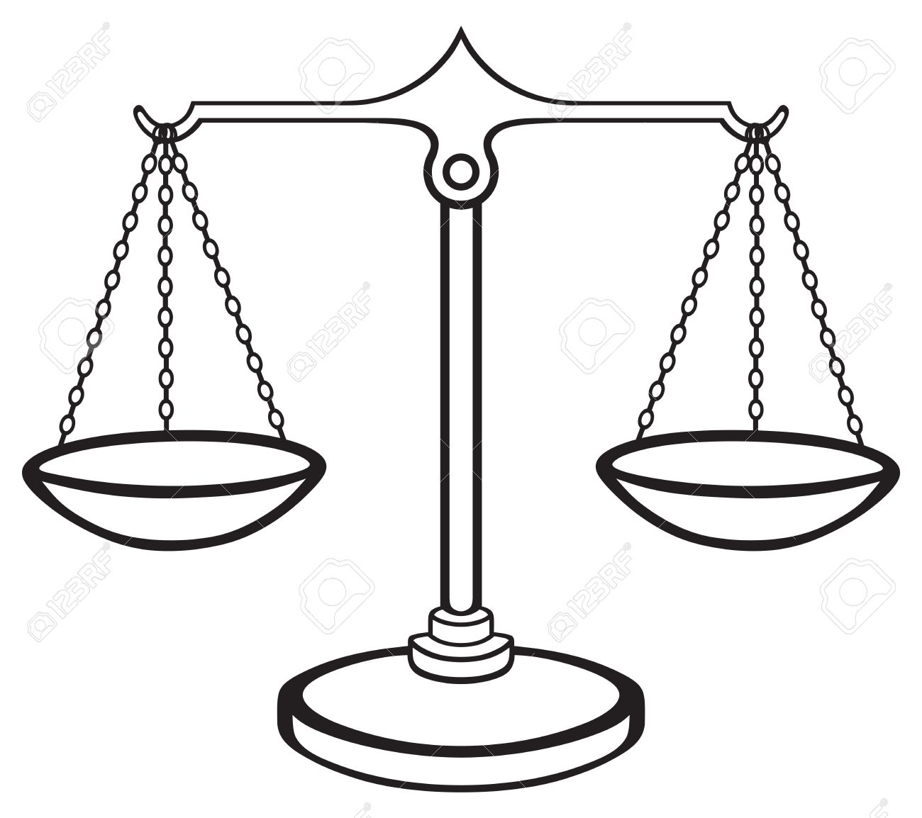 1300x1154 Scales Of Justice Isolated On White Background Royalty Free