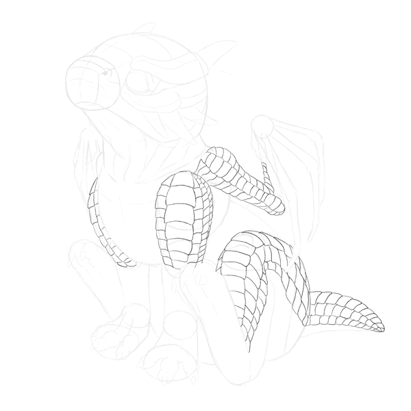 600x600 Dragon In A Snow Globe How To Draw A Baby Dragon