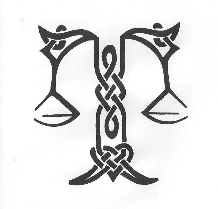 765x734 Celtic Libra Scales Anne's Drawings Tattoo