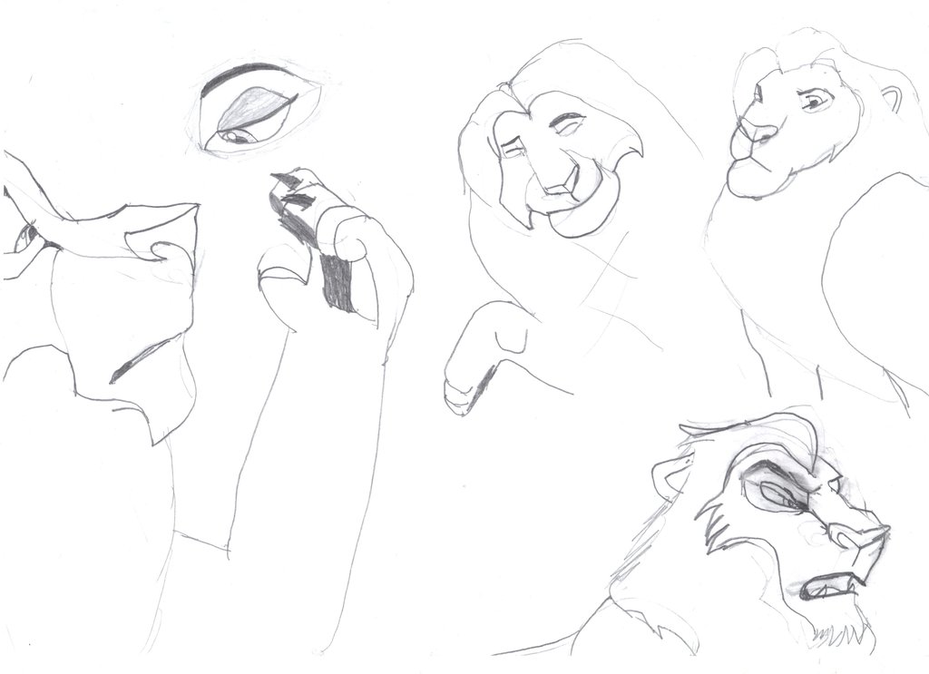 1024x743 Scar And Mufasa   Sarabi's Eye) Sketches By Immywimmy1