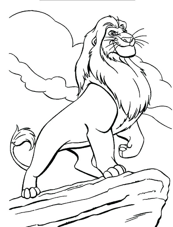600x789 Lion King Scar Coloring Pages Nzherald.co