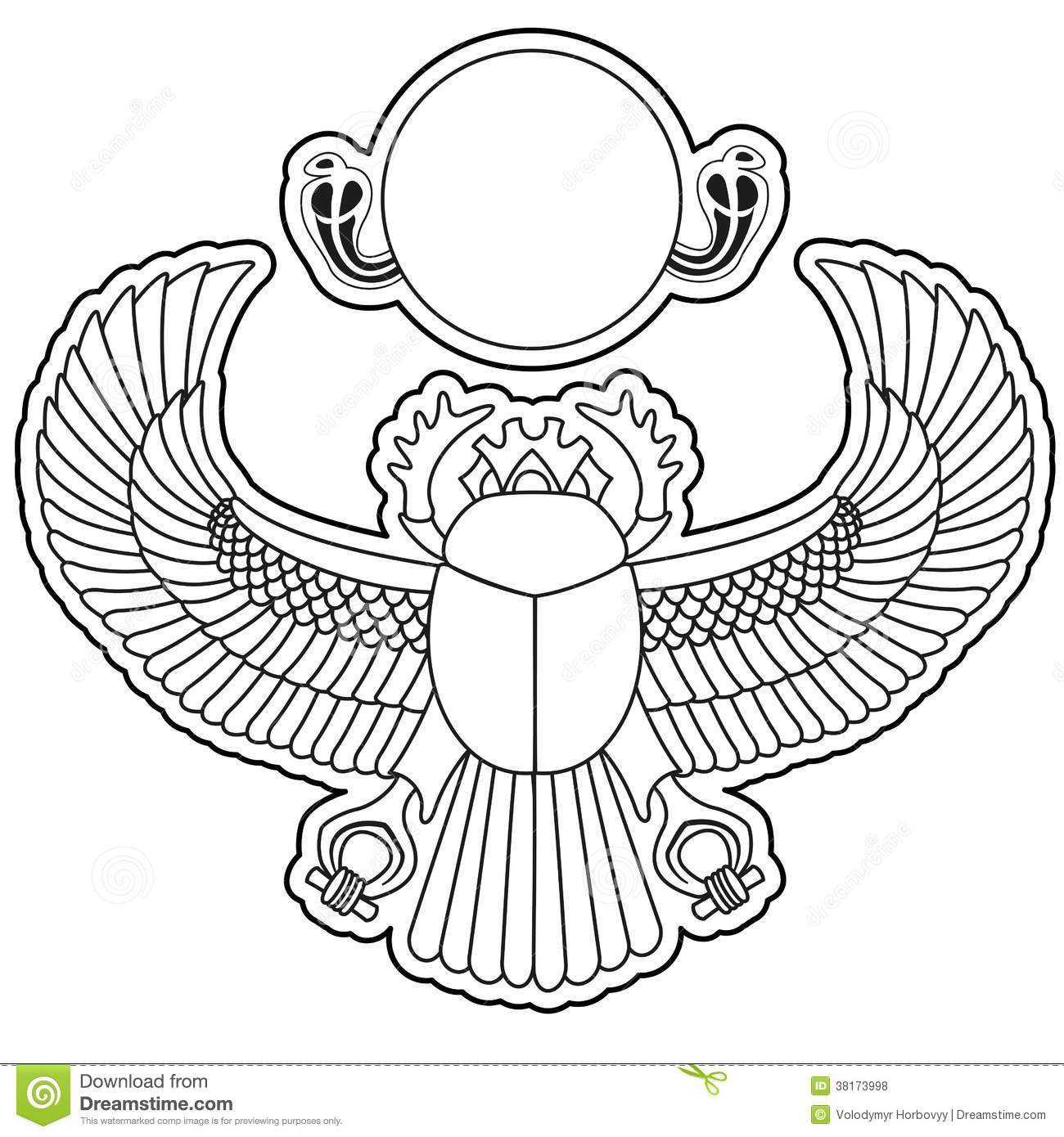 1300x1390 Egyptian Scarab Beetle Tattoo