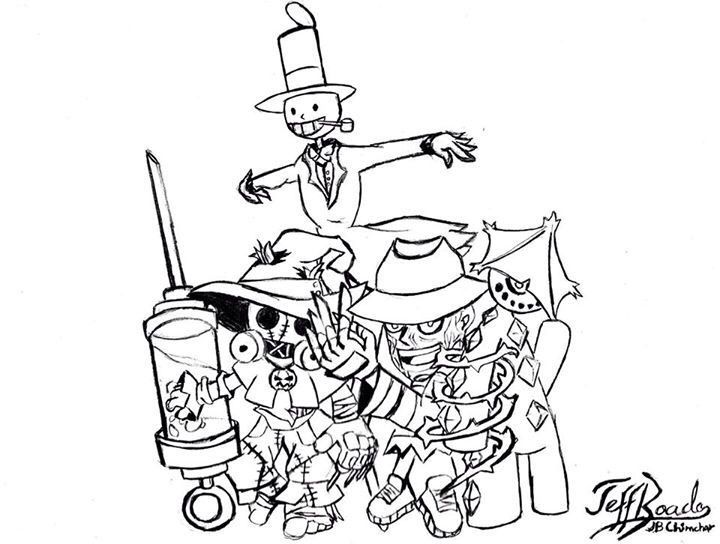 720x544 My Drawing Of Scarecrow Comics Amino