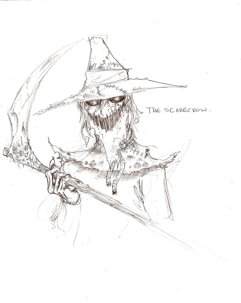 796x1003 Quicksketch The Scarecrow By Parisalleyne