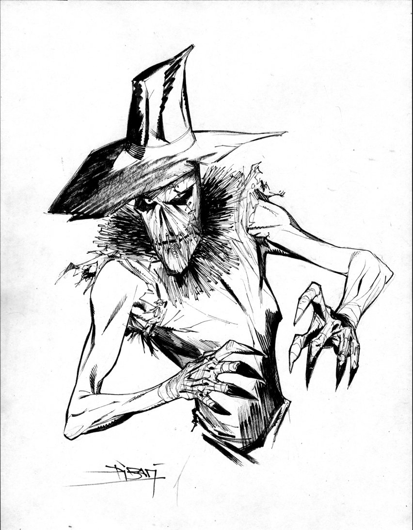 852x1092 Scarecrow Sketch By Christiandibari