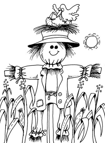 400x544 Scarecrow John Martin Art