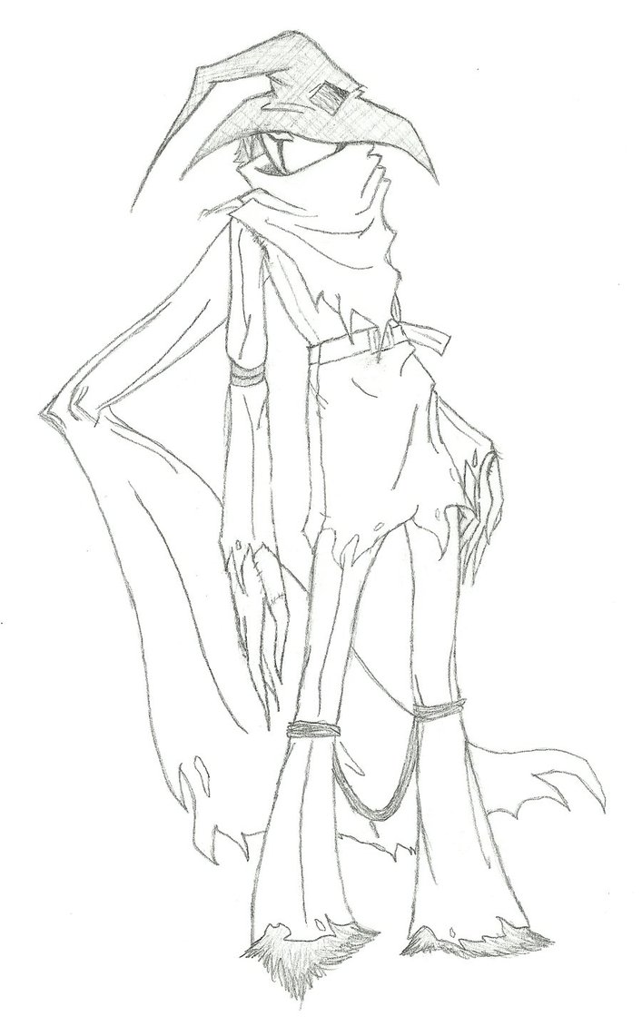 707x1130 Evil Scarecrow By Awcomicart