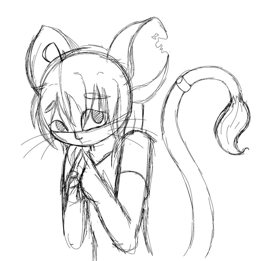 1024x1024 Sketch Neko Amino