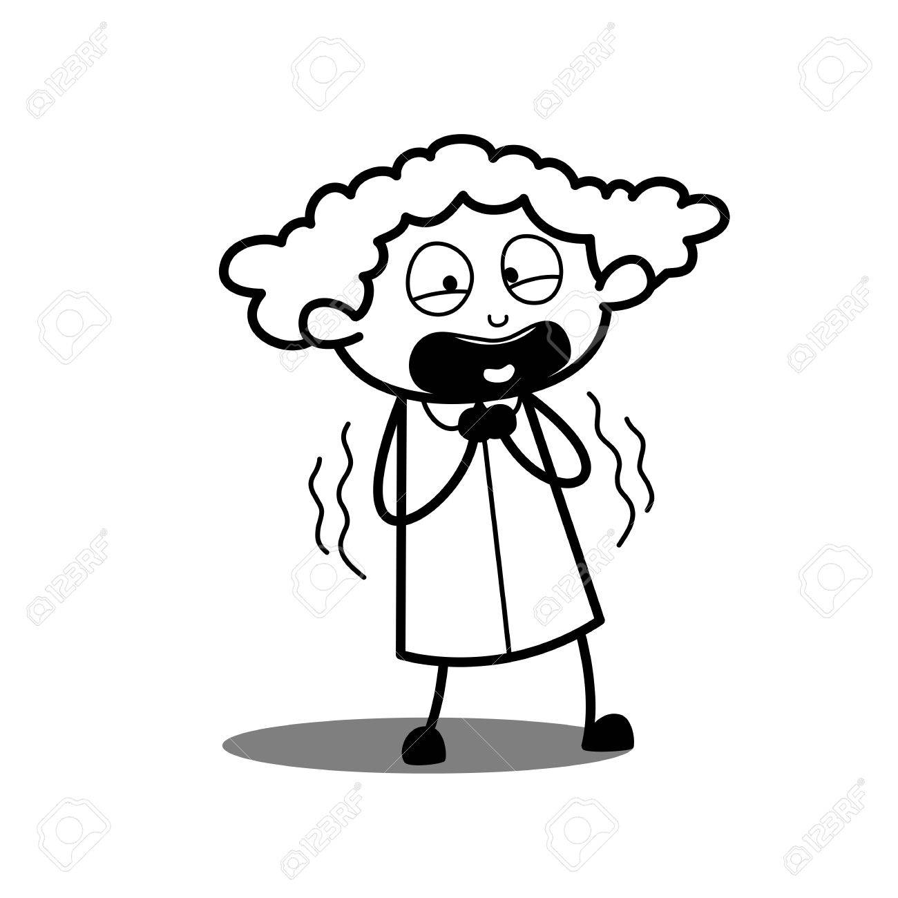 1300x1300 Scared Cartoon Girl Expression Royalty Free Cliparts, Vectors,