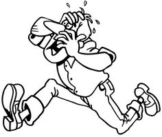 236x199 Pin By Luke On Fmp Spirals Research Man Scared Illustrations