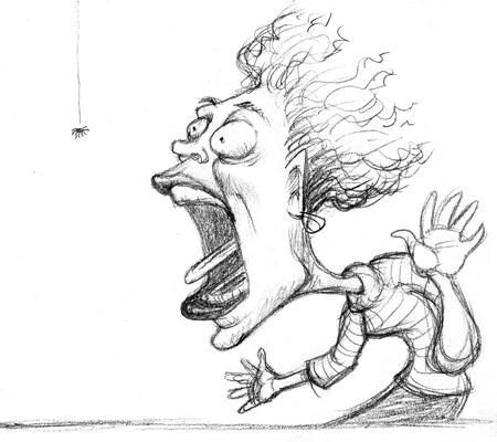 450x400 Scared Cartoon