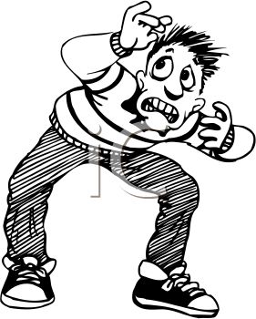 281x350 Kid Ducking In Fear