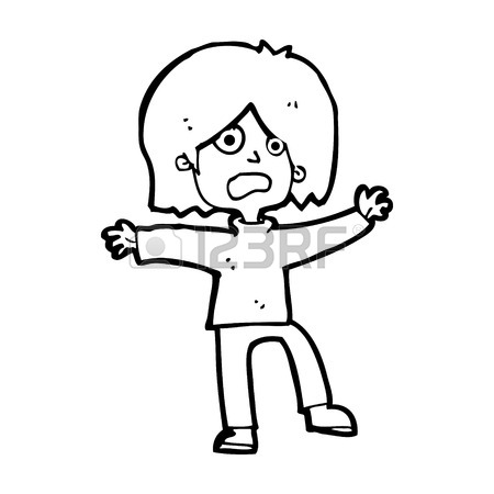 450x450 Cartoon Scared Person Royalty Free Cliparts, Vectors, And Stock
