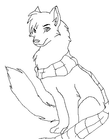 358x455 Wolf Scarf By Iispicy Bases