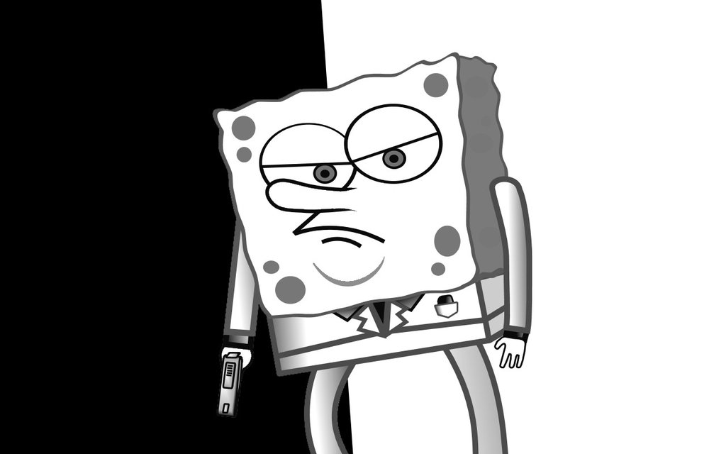 1024x640 Spongebob Scarface By Shuyab