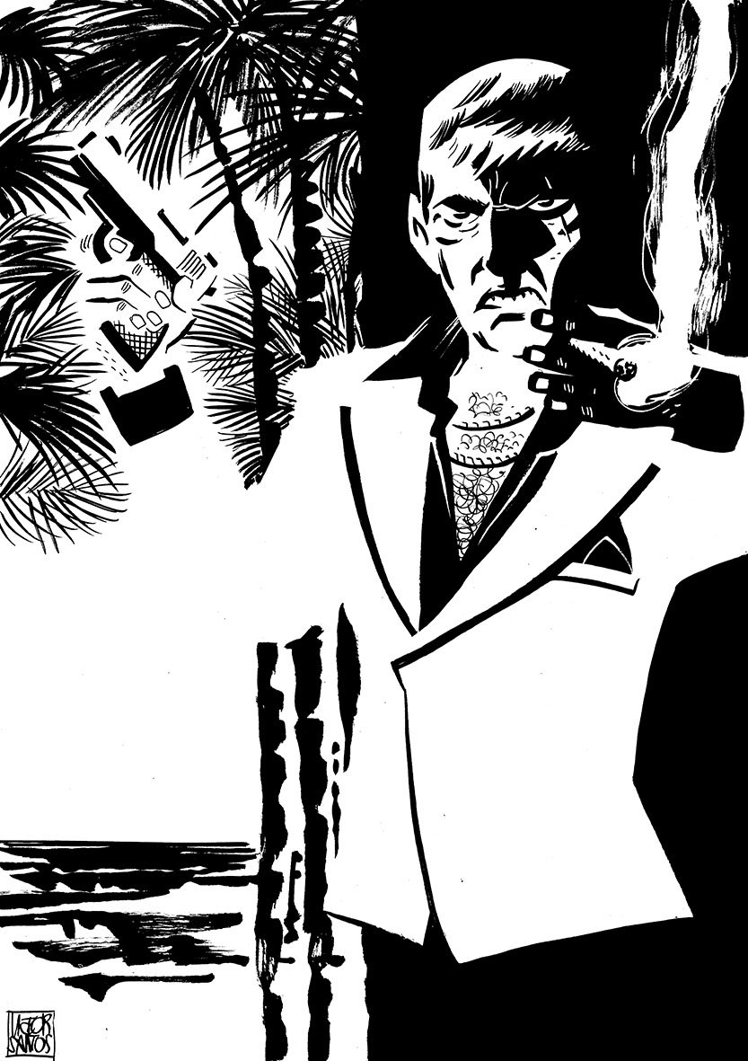 Scarface Drawing at GetDrawings | Free download