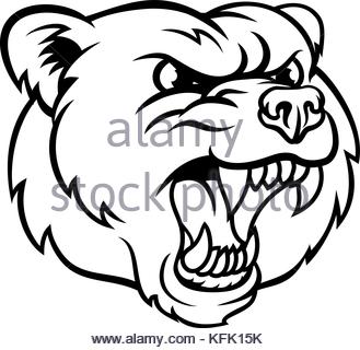 Scary Bear Drawing at GetDrawings | Free download