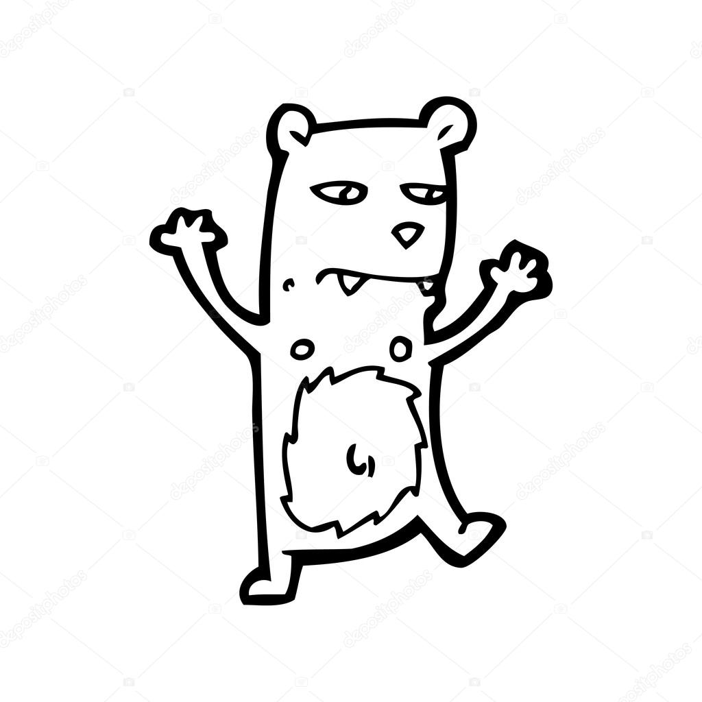 Scary Bear Drawing at GetDrawings | Free download