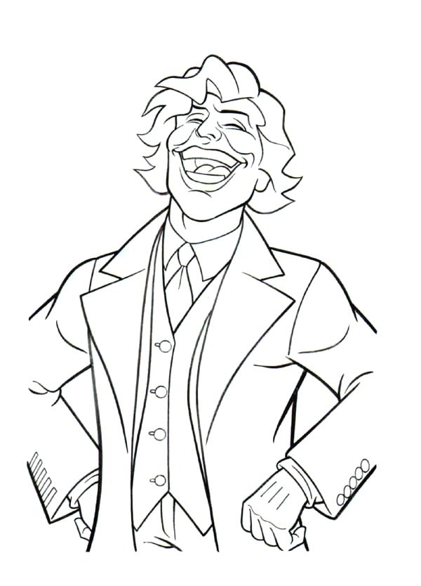 600x834 Joker Pictures To Color Scary Clown Coloring Pages For Kids
