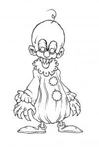 201x302 Easy To Draw Scary Halloween Pictures My Web Value