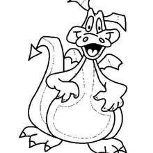220x220 Scary Dragon Coloring Pages