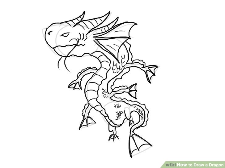 728x546 The 4 Best Ways To Draw A Dragon