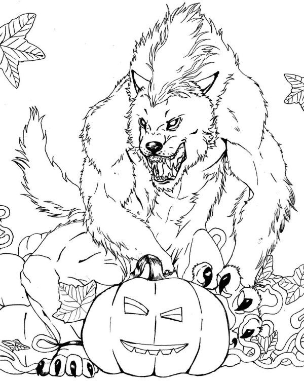 600x752 Trend Scary Halloween Coloring Pages 51 On Ew Year Color Pages