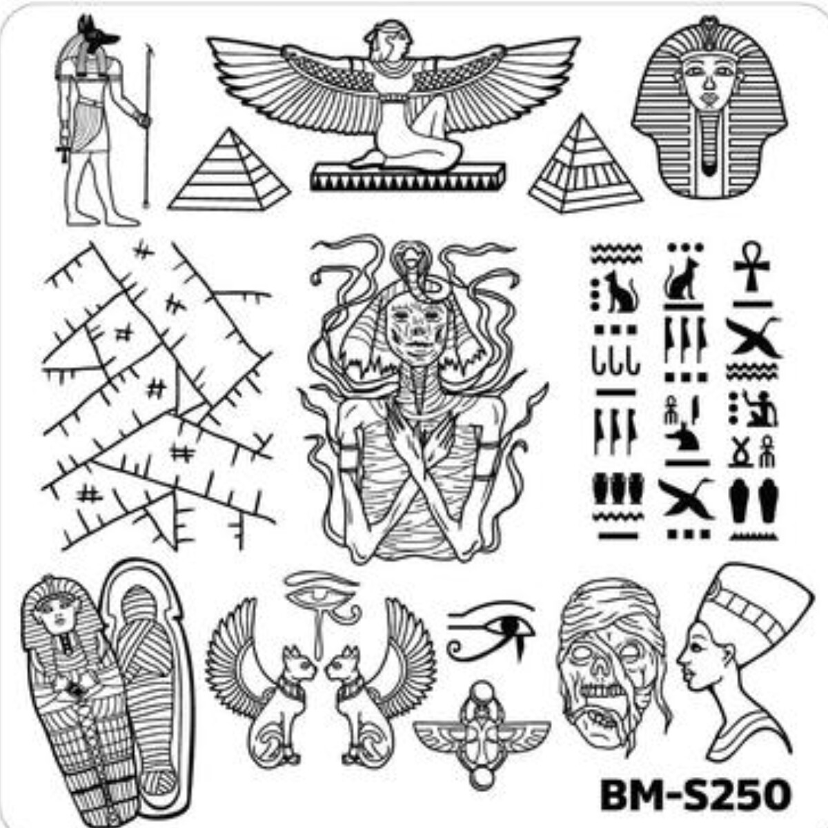 1200x1200 Bm S250 Egypt Egyptian Pharaoh Pyramid King Tut Hieroglyphics