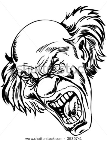 356x470 Image Result For Scary Clown Drawing Scary Clown Bday Halloween