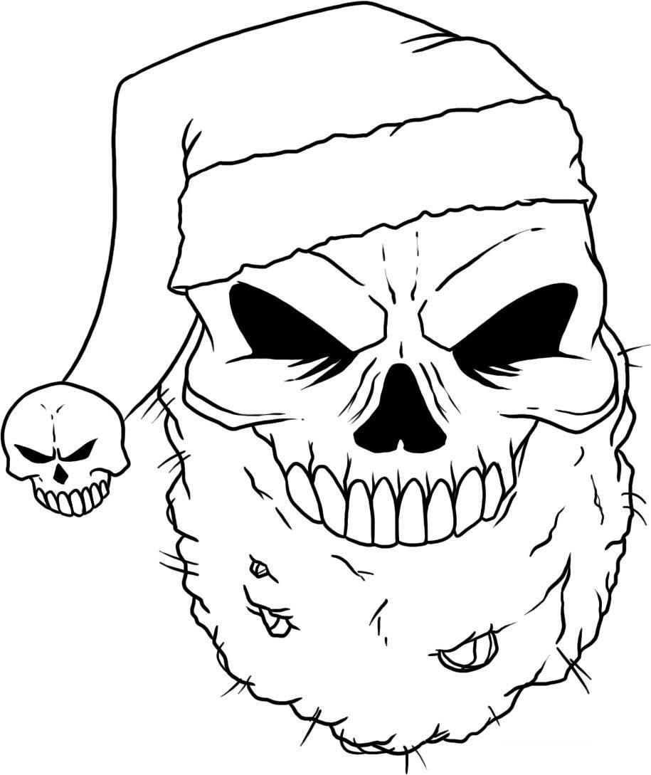 915x1089 Scary Christmas Drawings Fun For Christmas