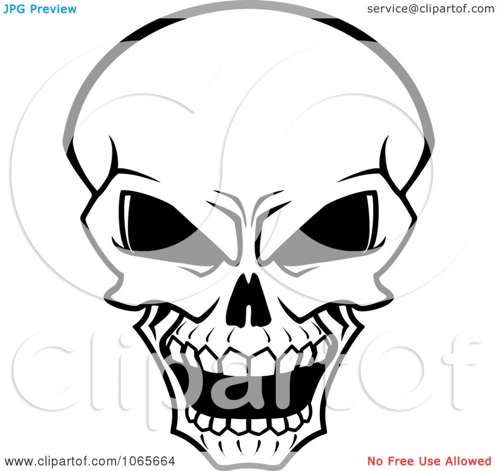 1024x970 Scary Skull Drawings Clipart Scary Skull 1 Royalty Free Vector