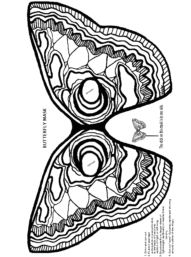 670x900 Halloween Scary Masks Coloring Pages 444170