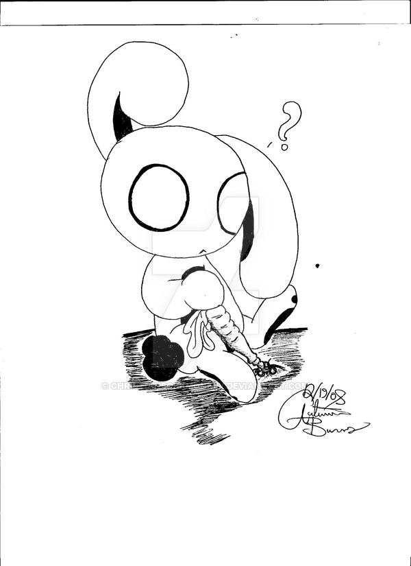 600x825 Scary Bunny By Christiansokkmonkey