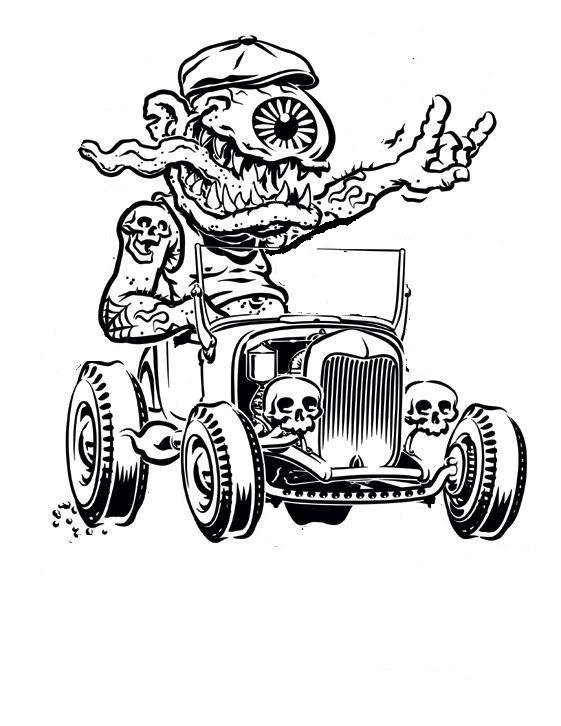 561x726 Monster In Hot Rod ! Crazy, Scary Amp Fun Pictures, Photo'S