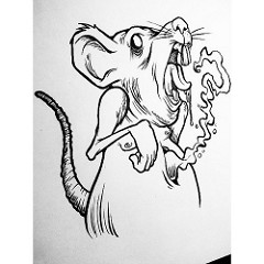 Scary Rat Drawing at GetDrawings | Free download