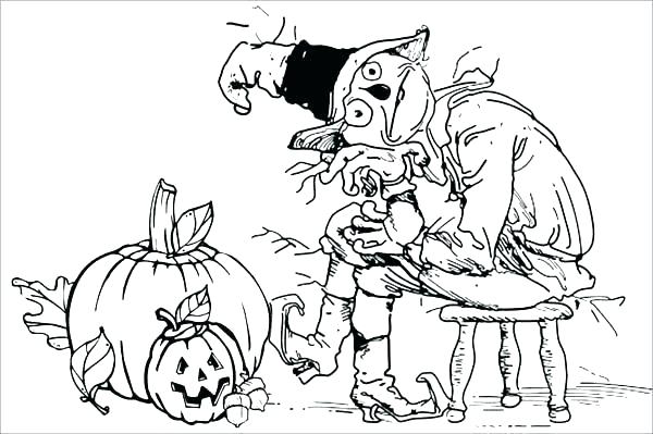 600x399 Evil Clown Coloring Pages Coloring Pages Picture Scary Clown