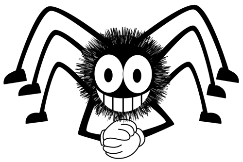 500x334 How To Draw A Cartoon Spider For Halloween With Easy Step By Step