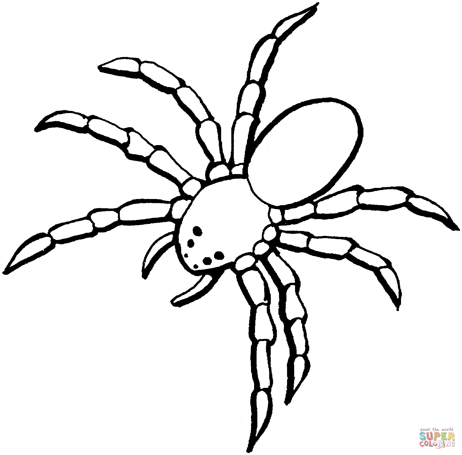 1500x1477 Orange Faced Spider Coloring Picture Spider Man Coloring