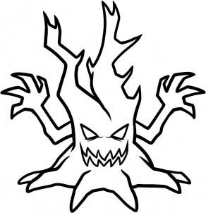 292x302 How To Draw A Halloween Tree 9 Steps