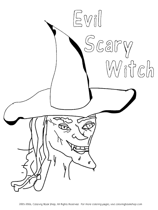 540x719 Halloween Printable Coloring Pages, Placecards, Placemats, Online