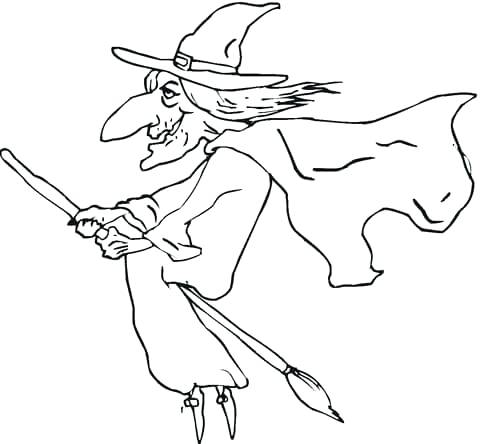 Scary Witch Drawing at GetDrawings | Free download